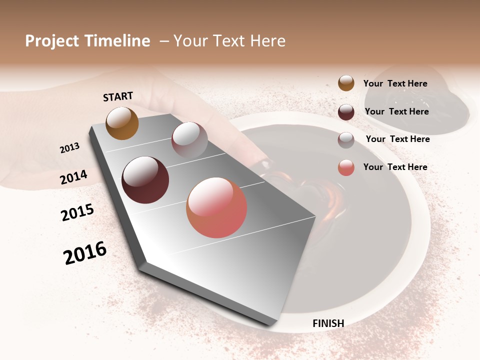 Love Heart Pouring PowerPoint Template