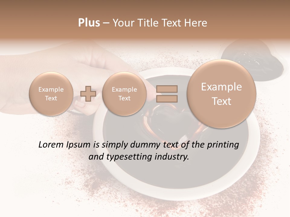 Love Heart Pouring PowerPoint Template