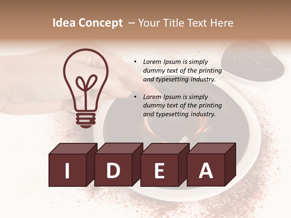 Love Heart Pouring PowerPoint Template