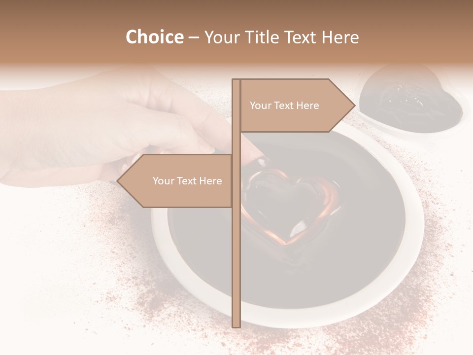 Love Heart Pouring PowerPoint Template