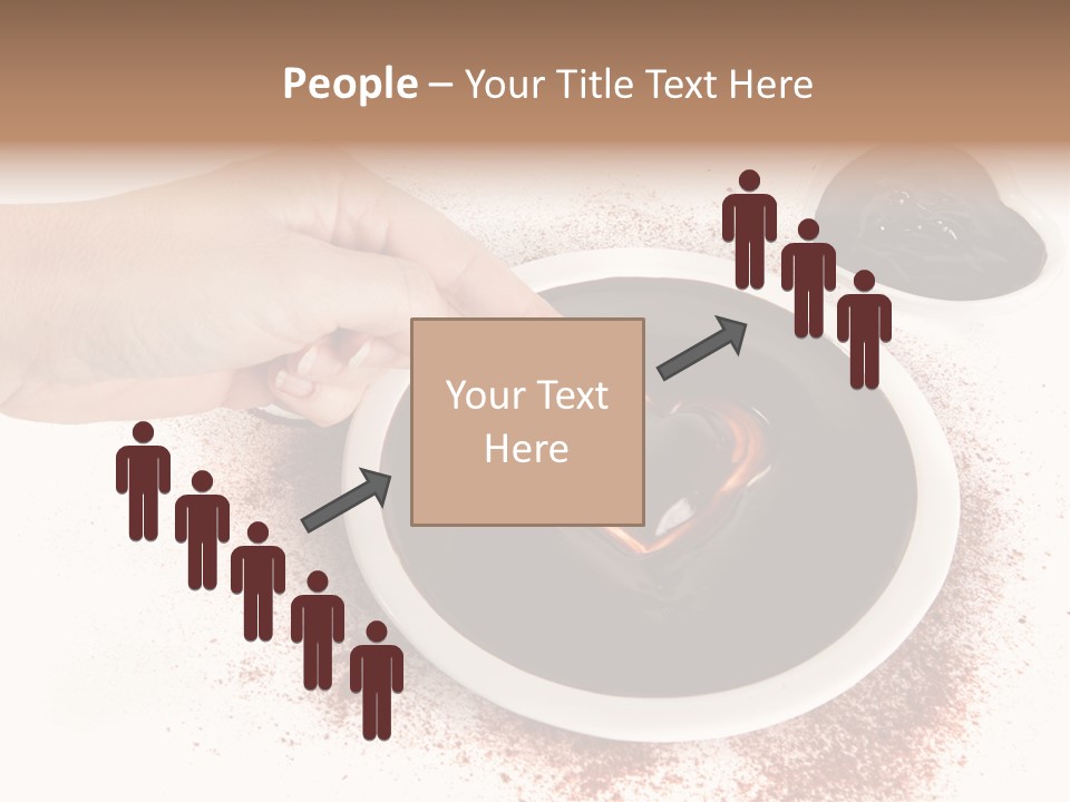 Love Heart Pouring PowerPoint Template