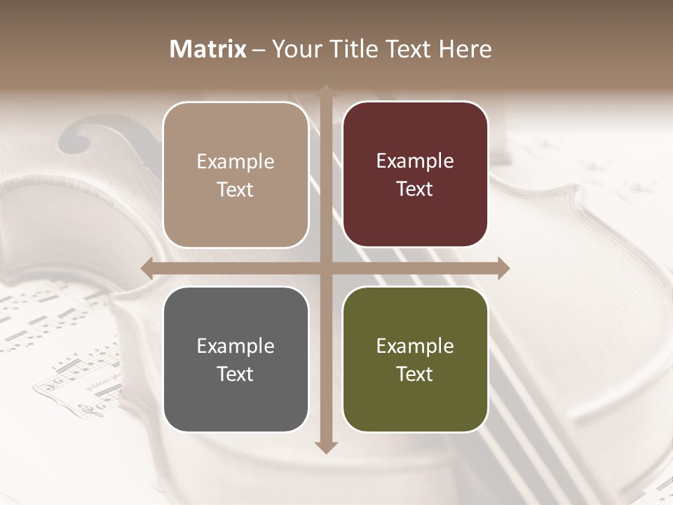 Snail Instrument Cello PowerPoint Template