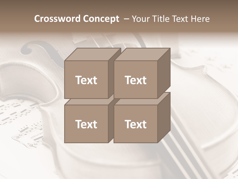 Snail Instrument Cello PowerPoint Template