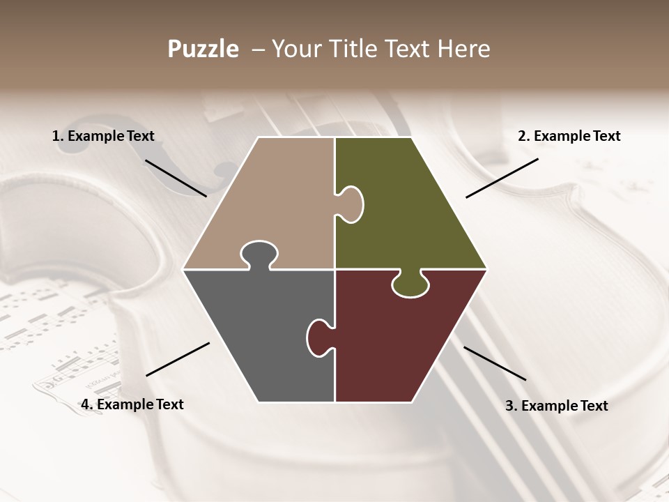 Snail Instrument Cello PowerPoint Template