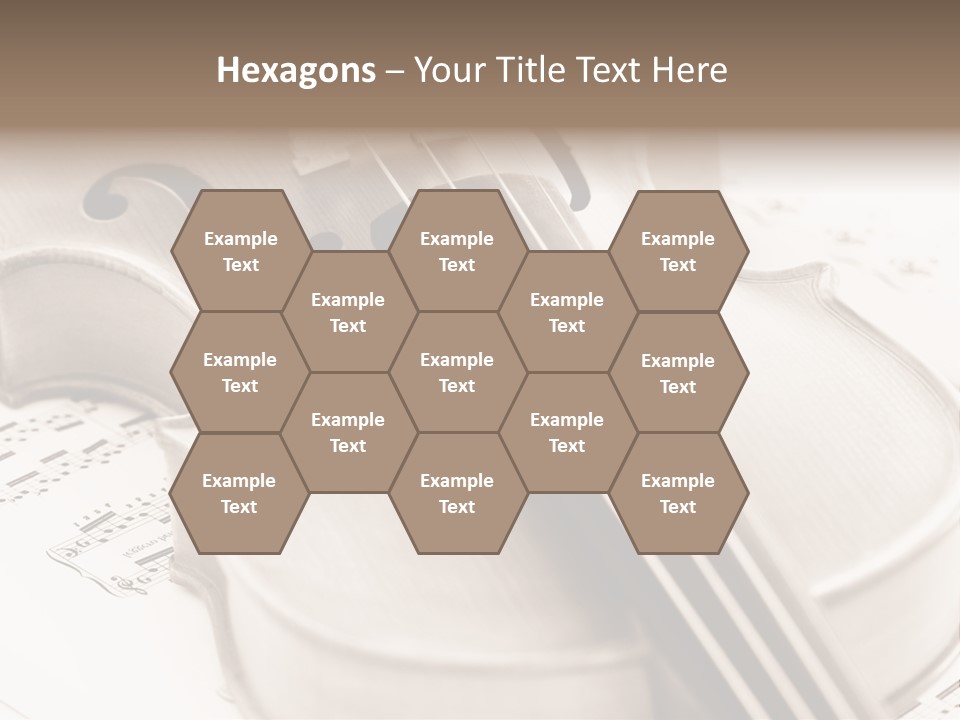 Snail Instrument Cello PowerPoint Template