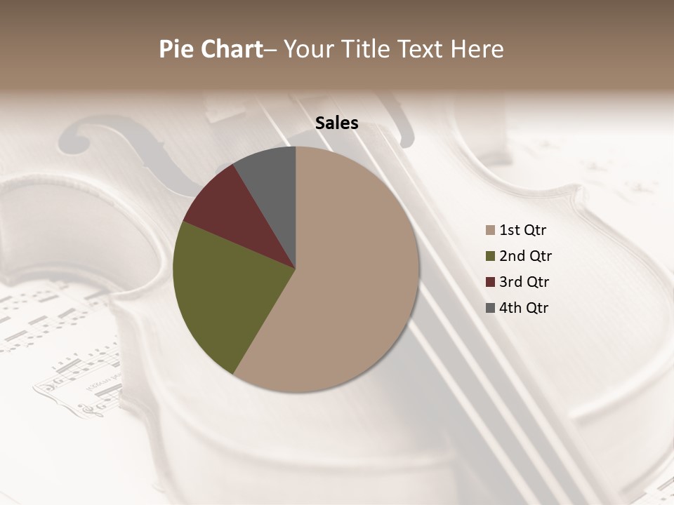 Snail Instrument Cello PowerPoint Template