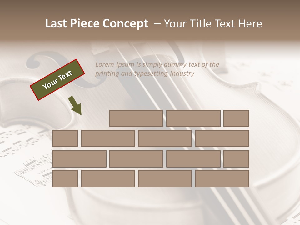 Snail Instrument Cello PowerPoint Template