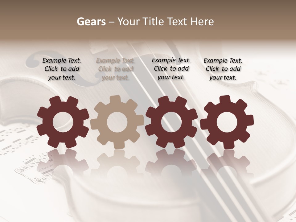 Snail Instrument Cello PowerPoint Template