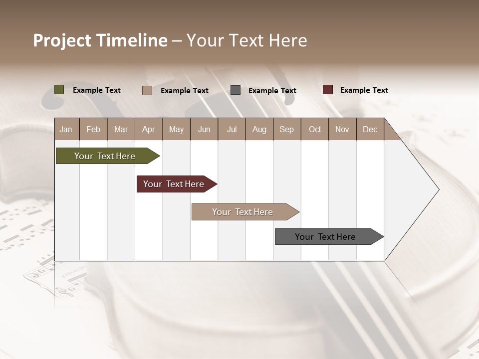 Snail Instrument Cello PowerPoint Template
