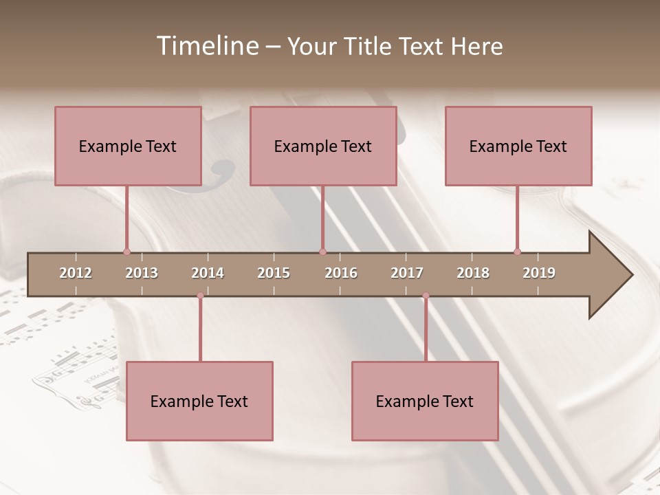 Snail Instrument Cello PowerPoint Template