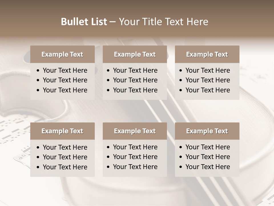 Snail Instrument Cello PowerPoint Template