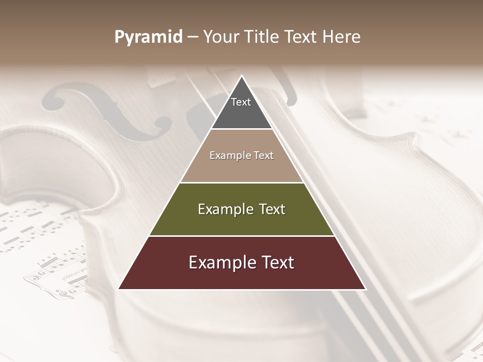 Snail Instrument Cello PowerPoint Template