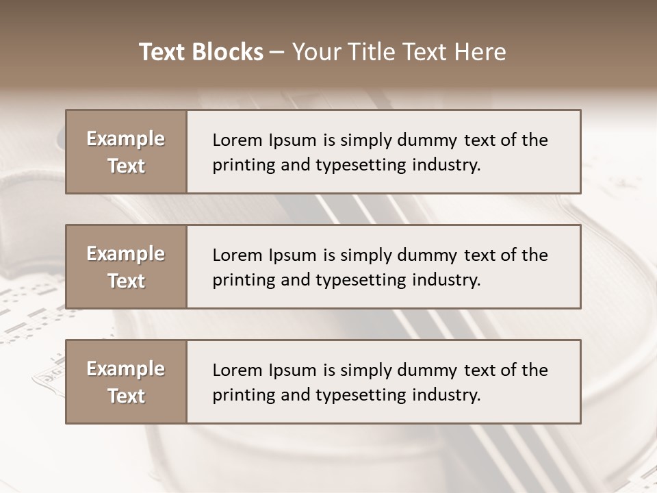 Snail Instrument Cello PowerPoint Template