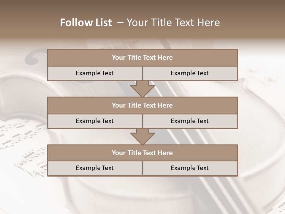 Snail Instrument Cello PowerPoint Template
