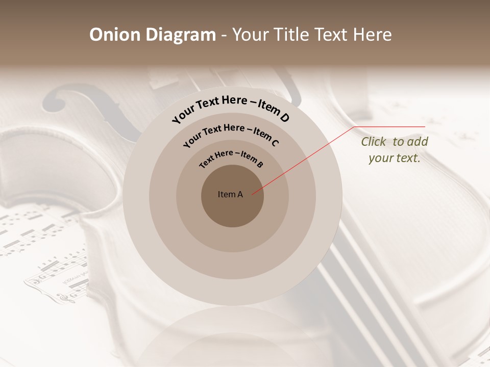 Snail Instrument Cello PowerPoint Template