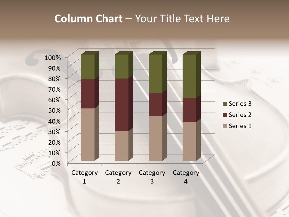 Snail Instrument Cello PowerPoint Template