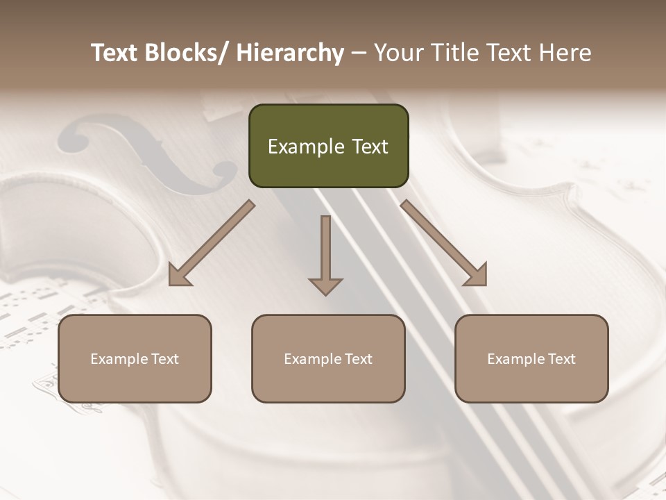 Snail Instrument Cello PowerPoint Template