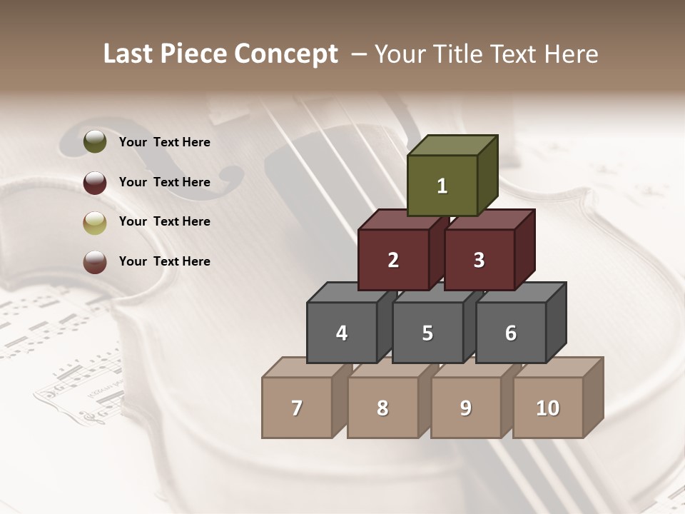 Snail Instrument Cello PowerPoint Template