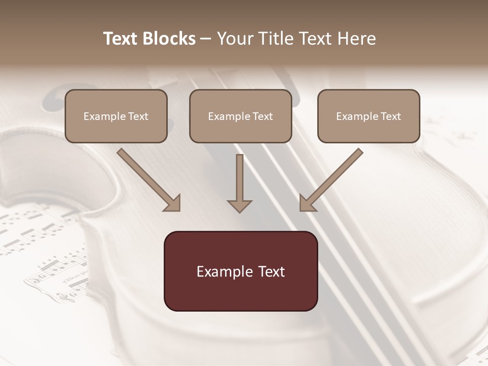 Snail Instrument Cello PowerPoint Template