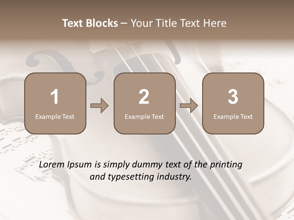 Snail Instrument Cello PowerPoint Template