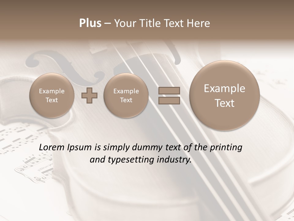 Snail Instrument Cello PowerPoint Template