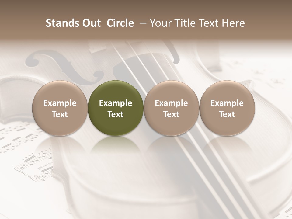 Snail Instrument Cello PowerPoint Template