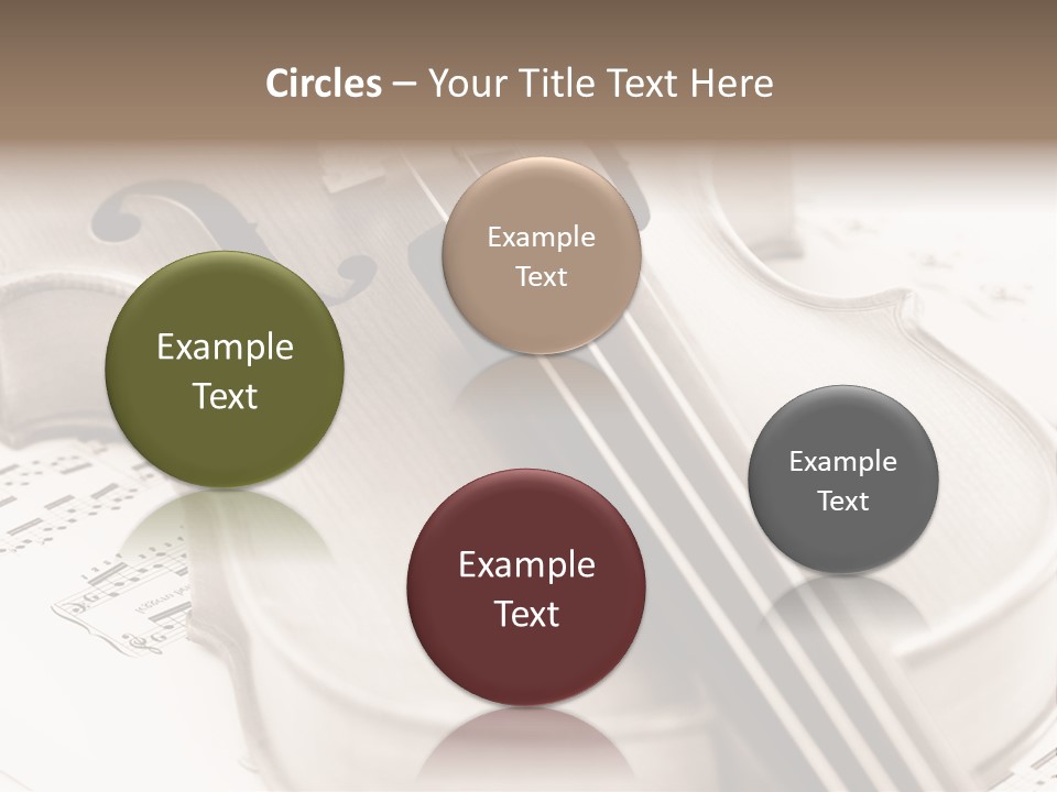Snail Instrument Cello PowerPoint Template