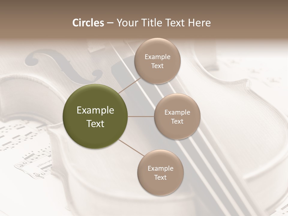 Snail Instrument Cello PowerPoint Template
