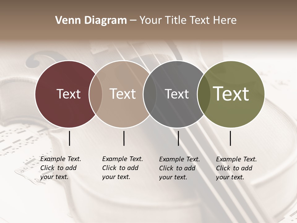 Snail Instrument Cello PowerPoint Template