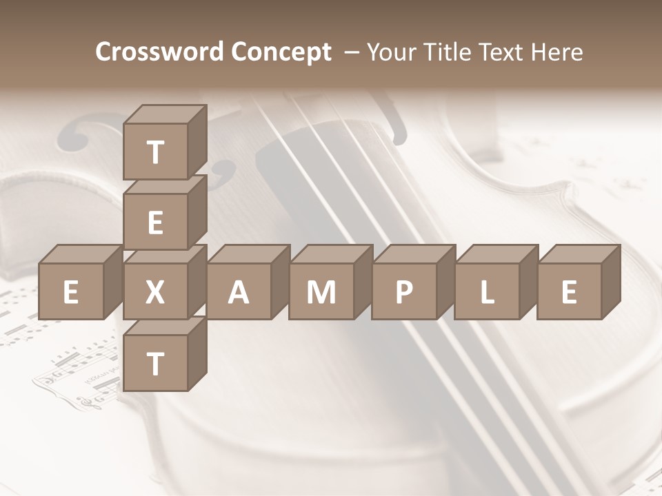 Snail Instrument Cello PowerPoint Template