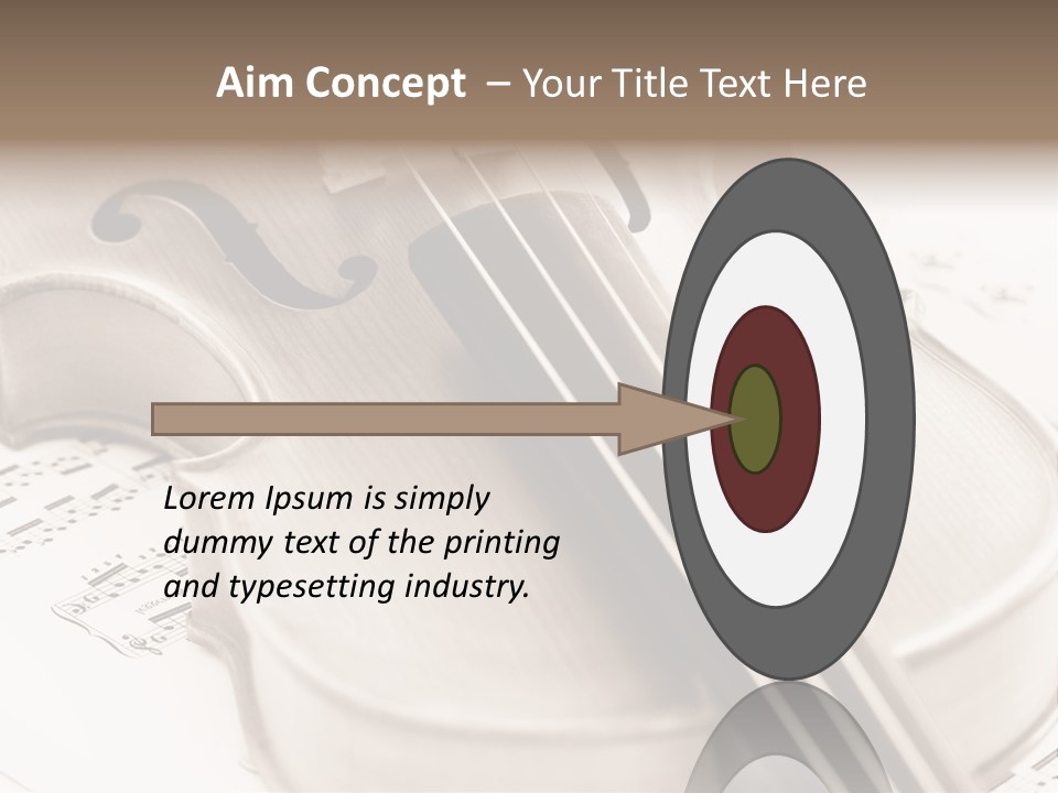 Snail Instrument Cello PowerPoint Template