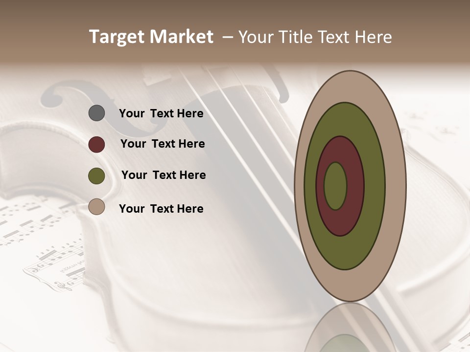 Snail Instrument Cello PowerPoint Template