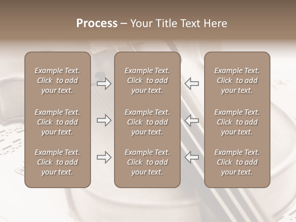 Snail Instrument Cello PowerPoint Template