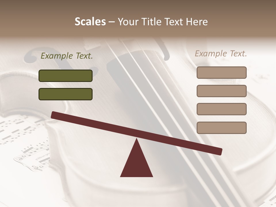 Snail Instrument Cello PowerPoint Template