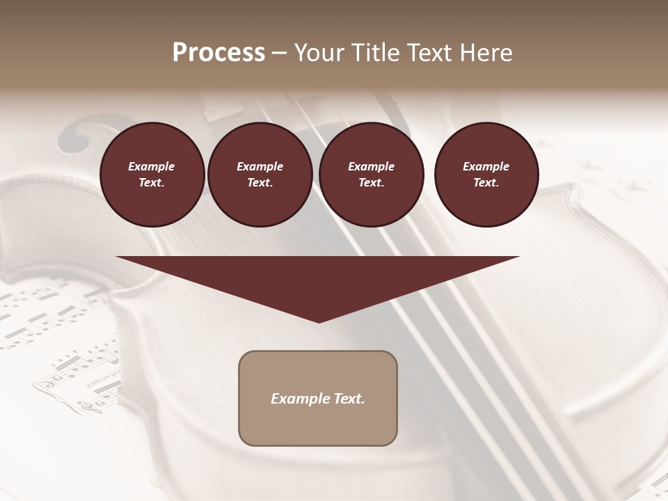 Snail Instrument Cello PowerPoint Template