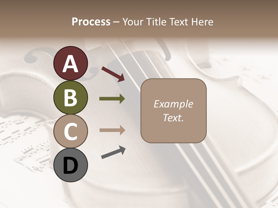 Snail Instrument Cello PowerPoint Template