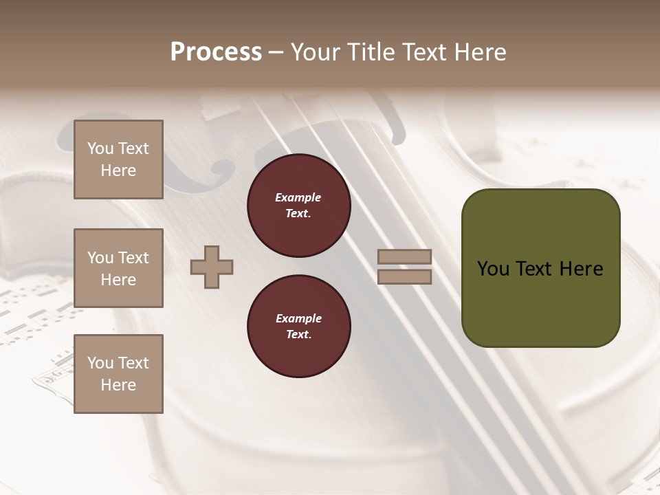 Snail Instrument Cello PowerPoint Template