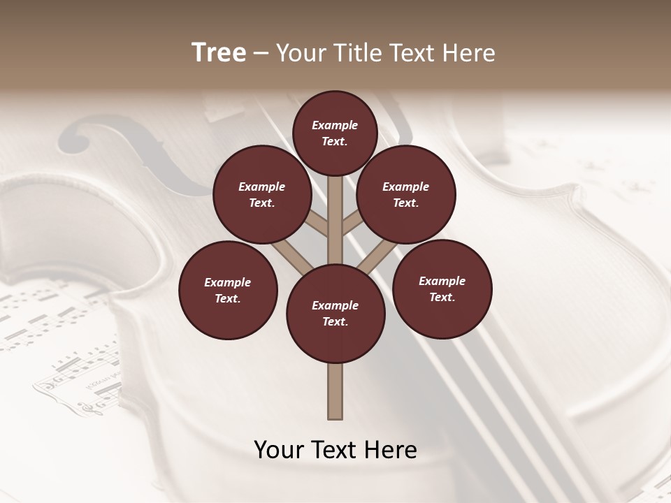 Snail Instrument Cello PowerPoint Template