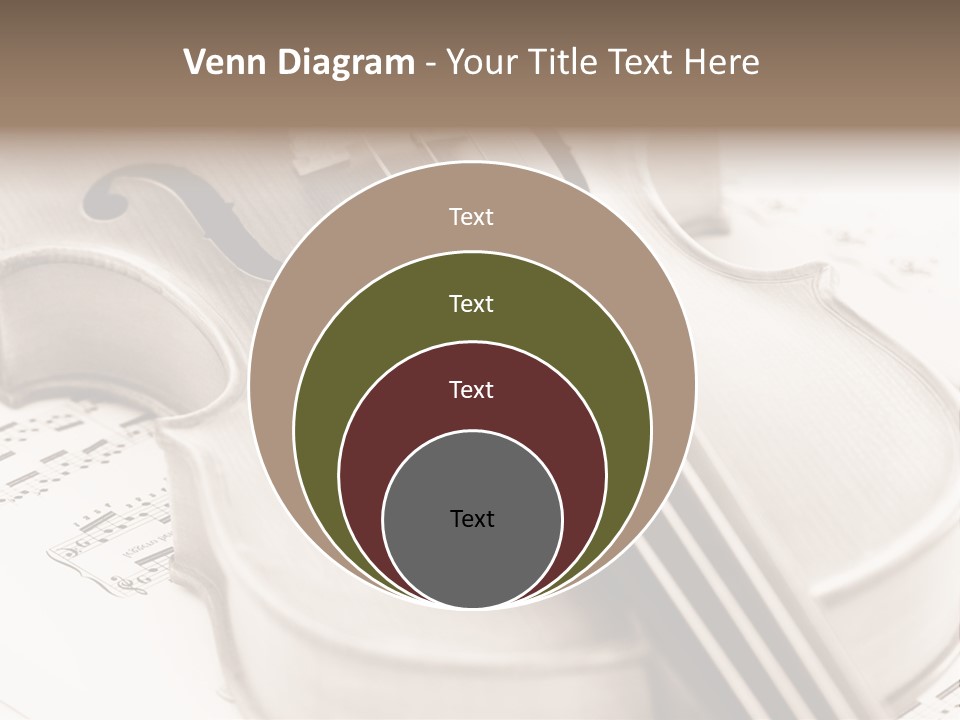 Snail Instrument Cello PowerPoint Template