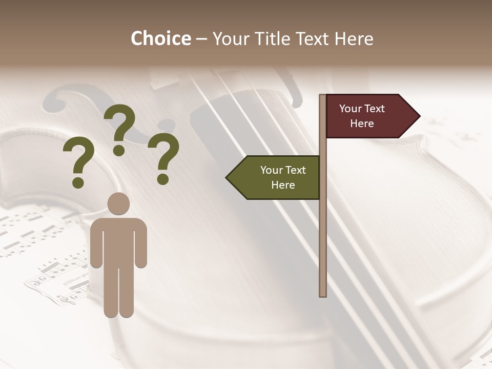 Snail Instrument Cello PowerPoint Template