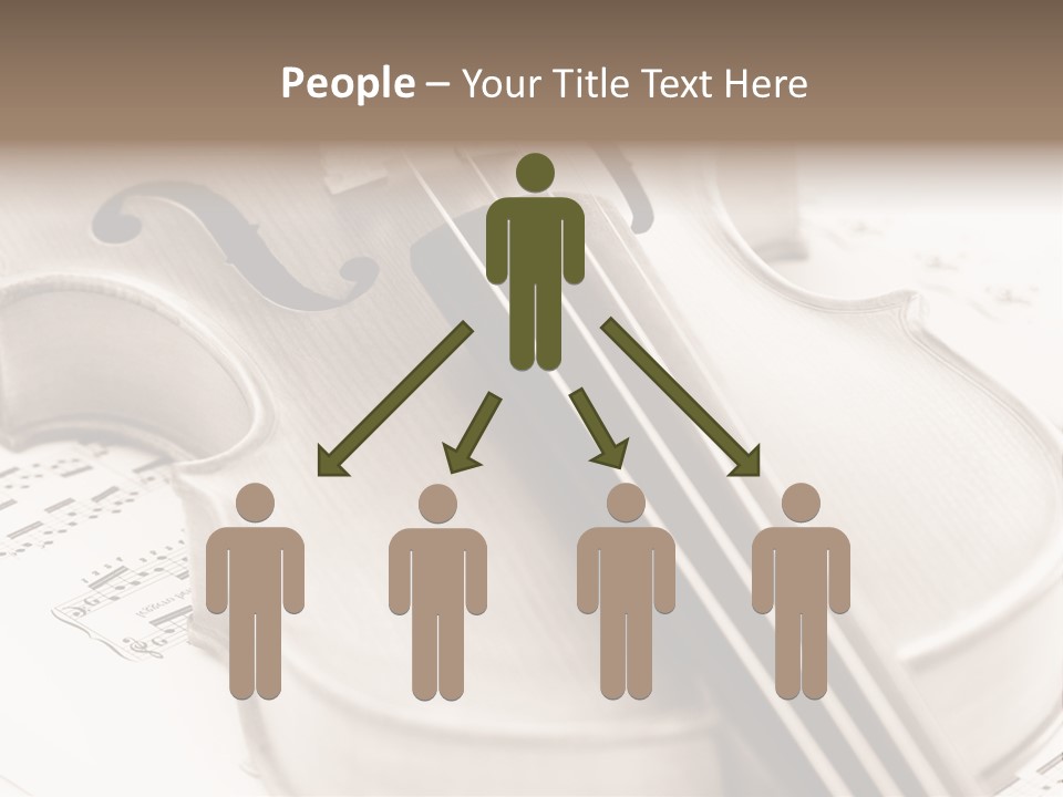 Snail Instrument Cello PowerPoint Template