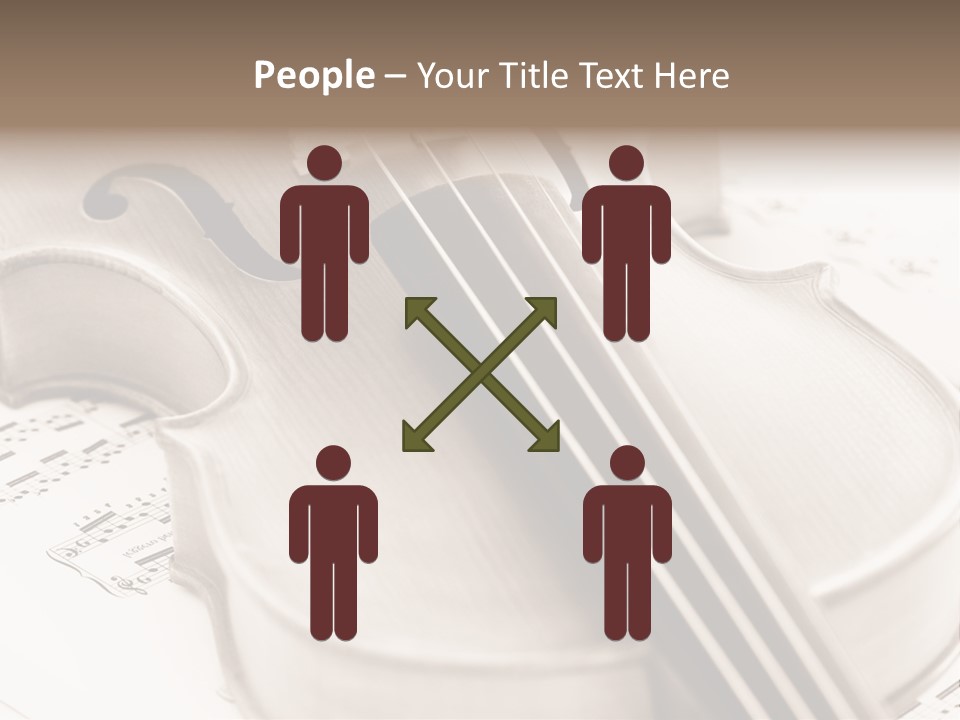 Snail Instrument Cello PowerPoint Template