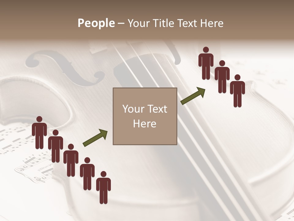 Snail Instrument Cello PowerPoint Template