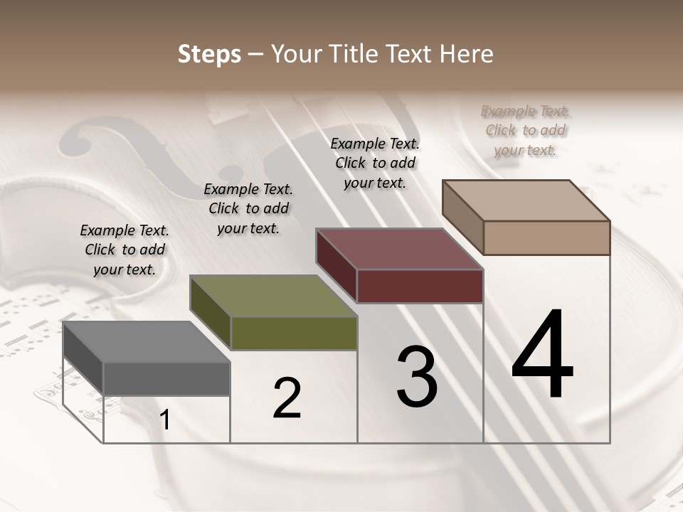 Snail Instrument Cello PowerPoint Template