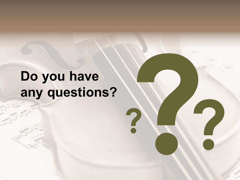 Snail Instrument Cello PowerPoint Template