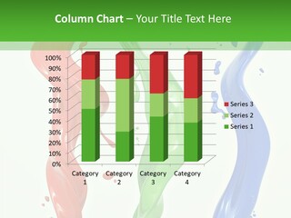 Rainbow Art Green PowerPoint Template