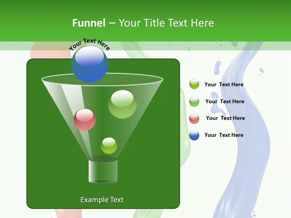 Rainbow Art Green PowerPoint Template