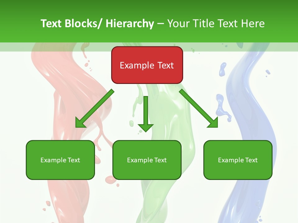 Rainbow Art Green PowerPoint Template