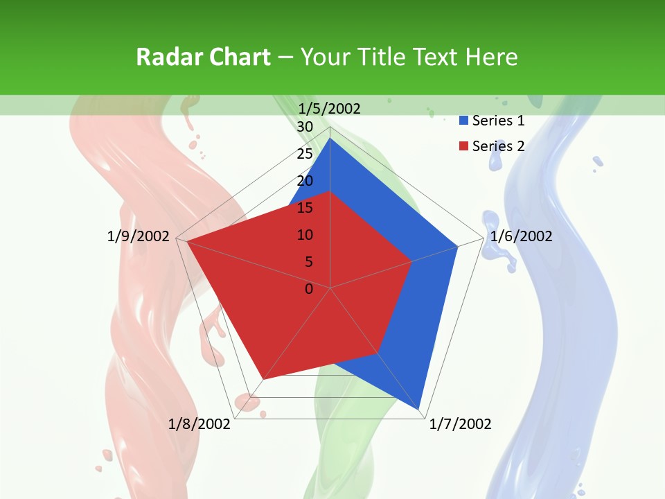 Rainbow Art Green PowerPoint Template