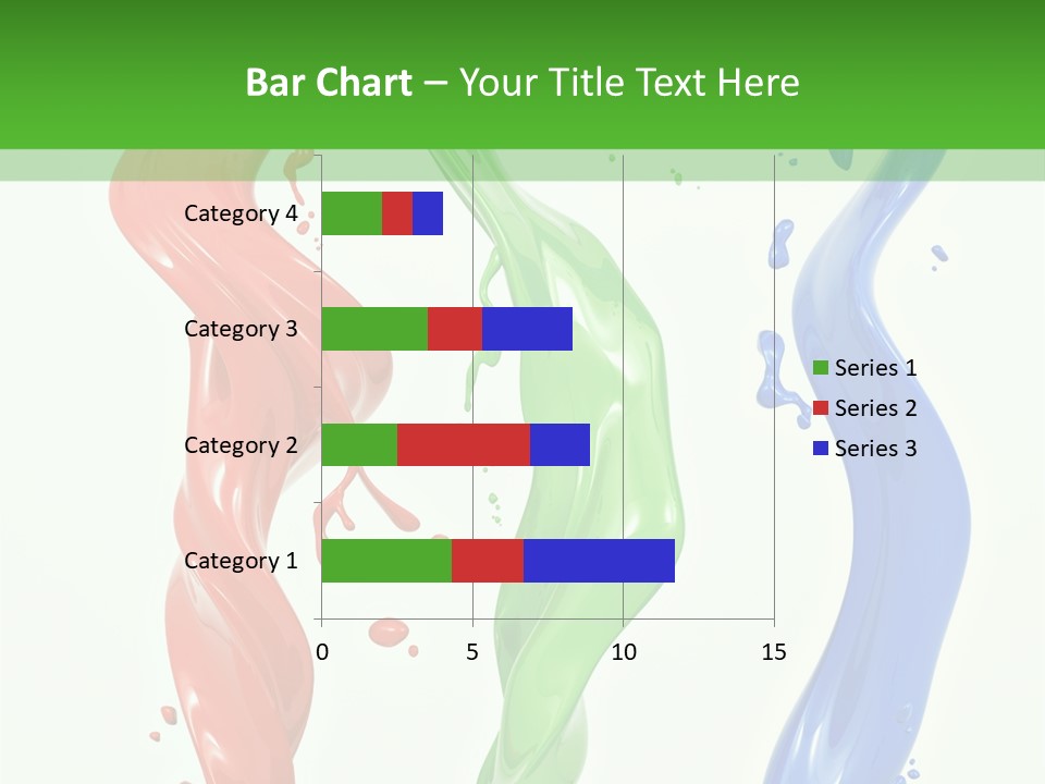 Rainbow Art Green PowerPoint Template